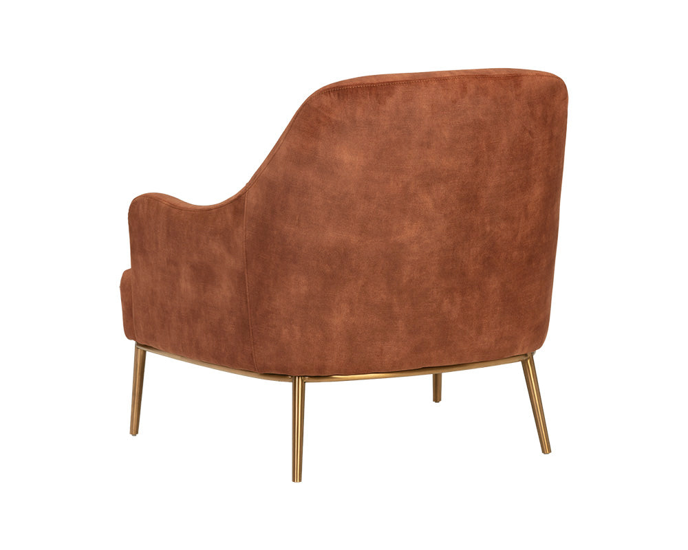 Cameron Lounge Chair - Nono Rust