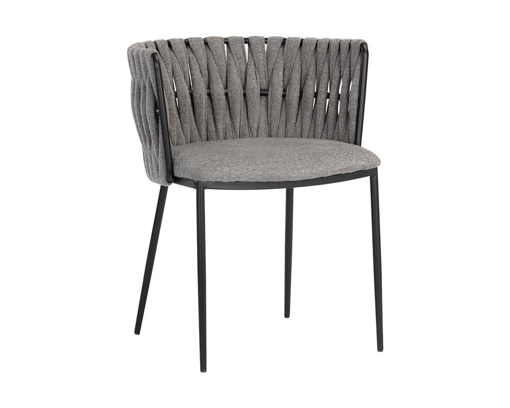 Sarai Dining Armchair - Belfast Koala Grey