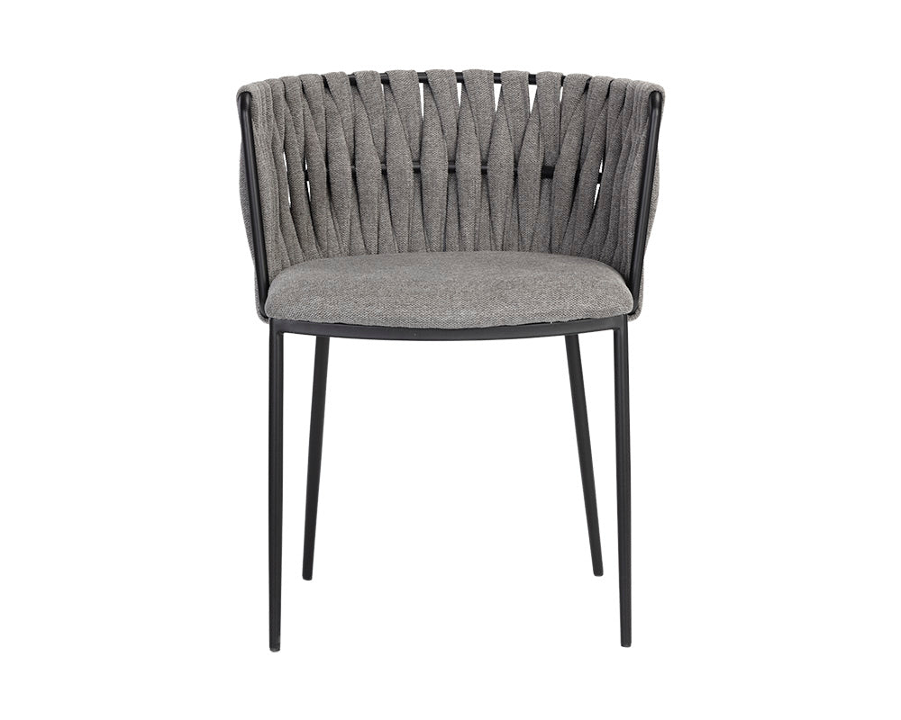 Sarai Dining Armchair - Belfast Koala Grey