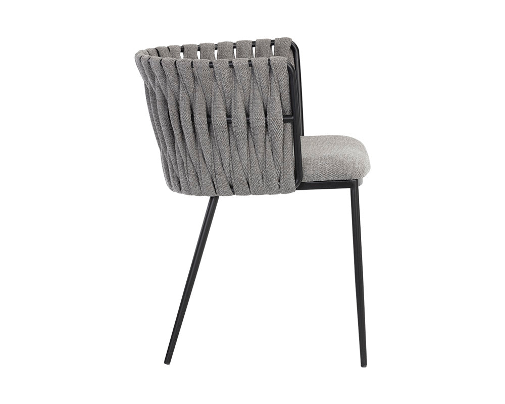 Sarai Dining Armchair - Belfast Koala Grey