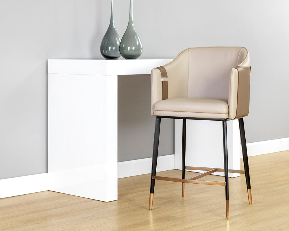 Carter Counter Stool - Napa Beige / Napa Tan