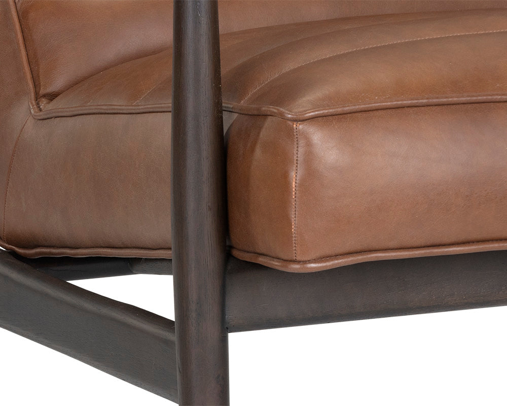 Lyric Lounge Chair - Vintage Caramel Leather