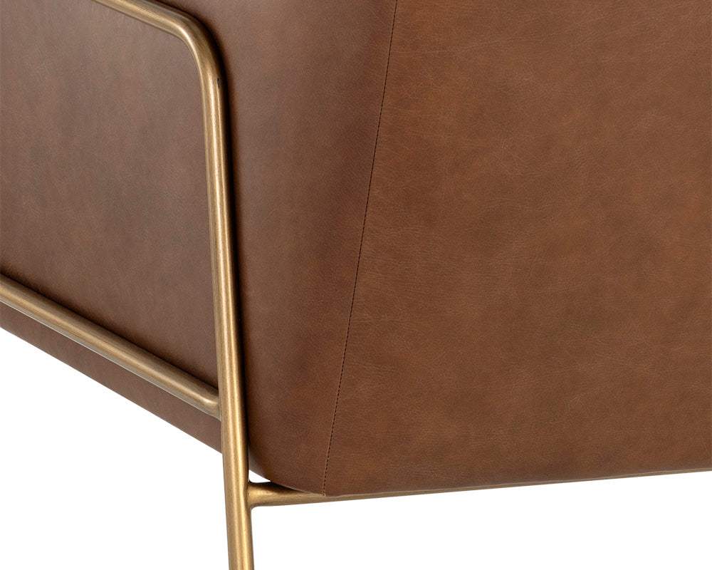 Cybil Lounge Chair - Vintage Caramel Leather