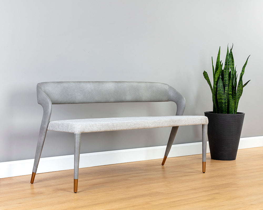 Madura Banquette - Belfast Heather Grey / Bravo Metal