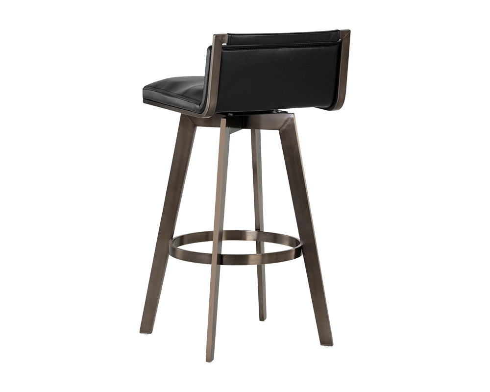 Arizona Swivel Barstool - Castillo Black