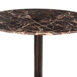 Helen Bar Table-Garnet Marble-Counter by Four Hands