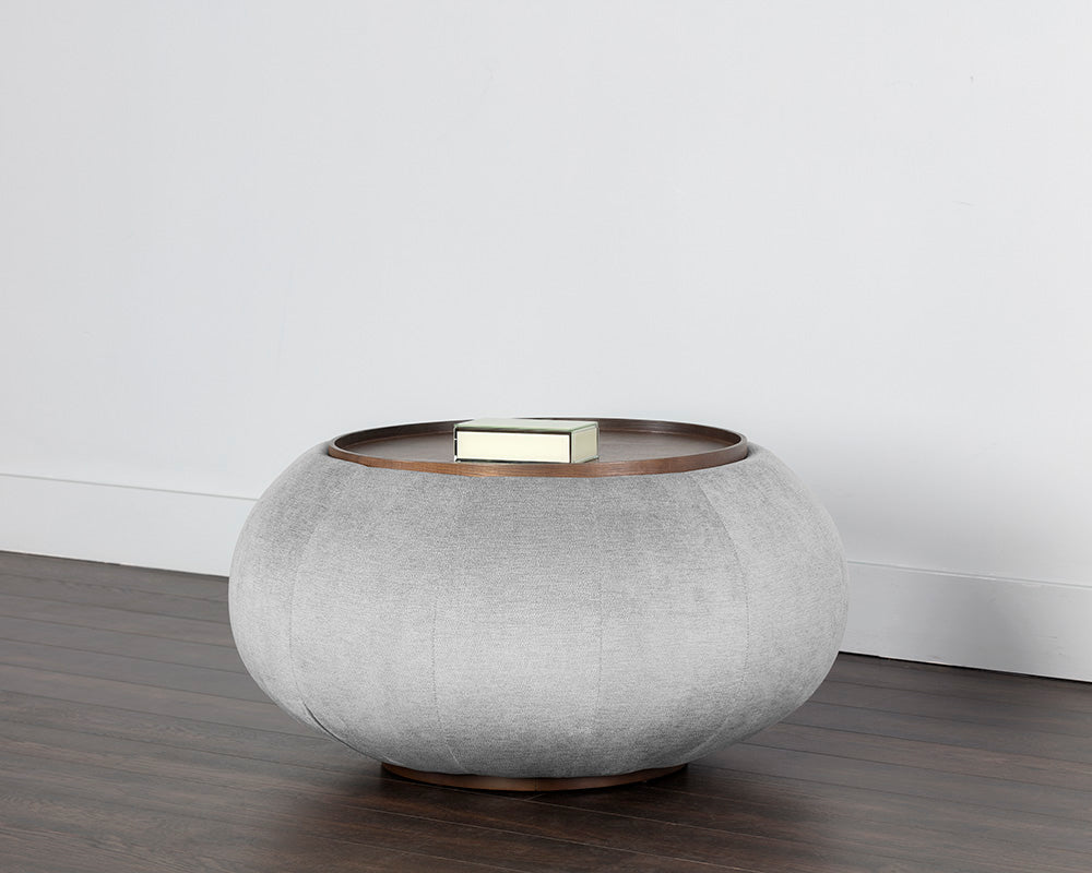 Zenzi Storage Coffee Table - Polo Club Stone