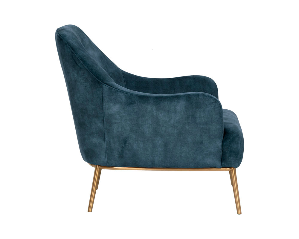 Cameron Lounge Chair - Nono Petrol