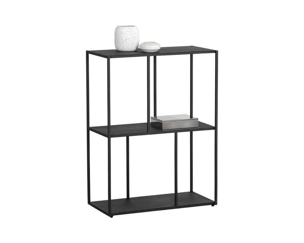 Eiffel Low Bookcase - Small - Black