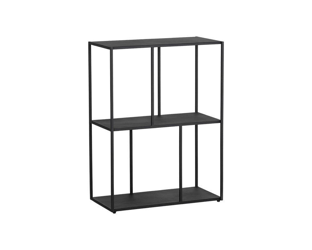 Eiffel Low Bookcase - Small - Black