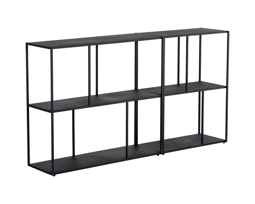 Eiffel Low Bookcase - Small - Black