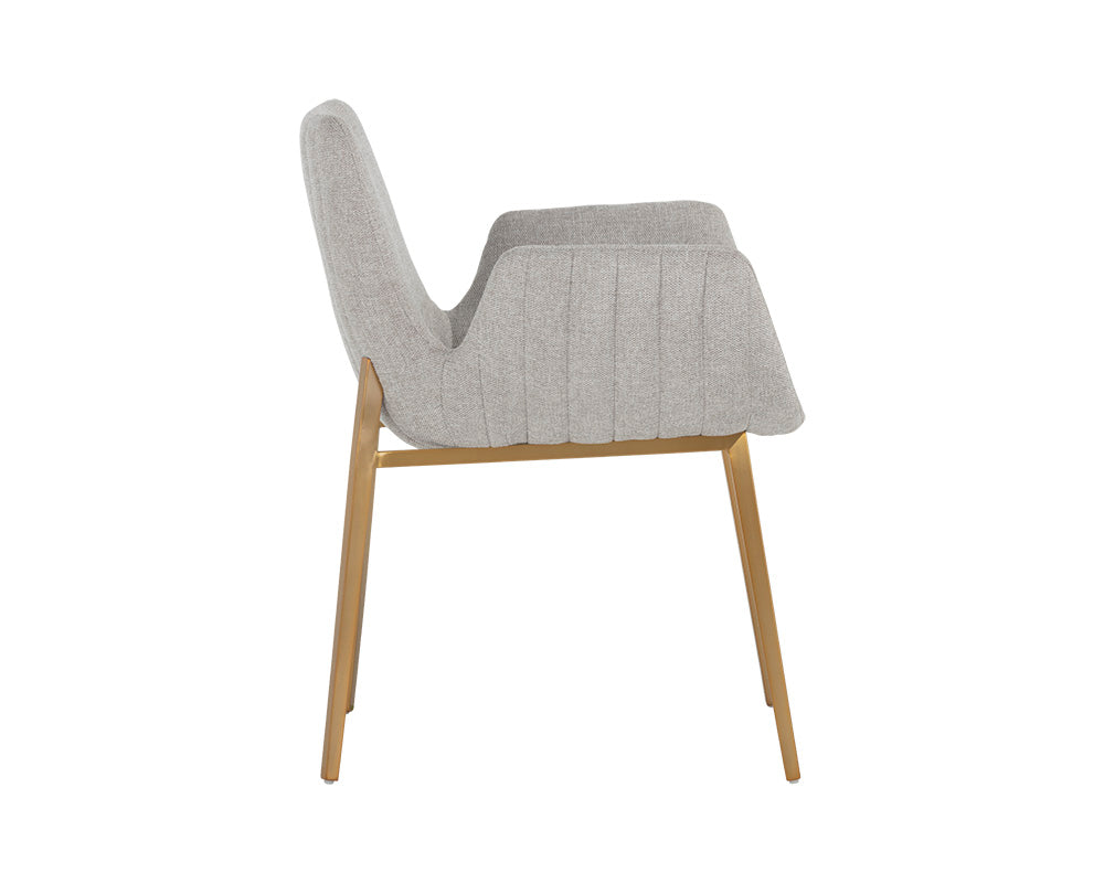 Lucano Dining Armchair - Belfast Heather Grey