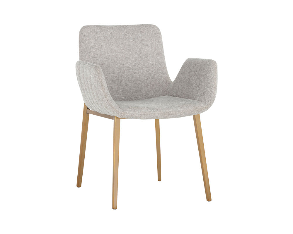 Lucano Dining Armchair - Belfast Heather Grey