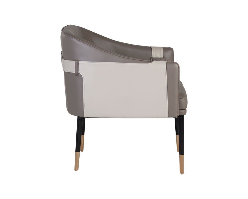 Carter Lounge Chair - Napa Taupe / Napa Stone