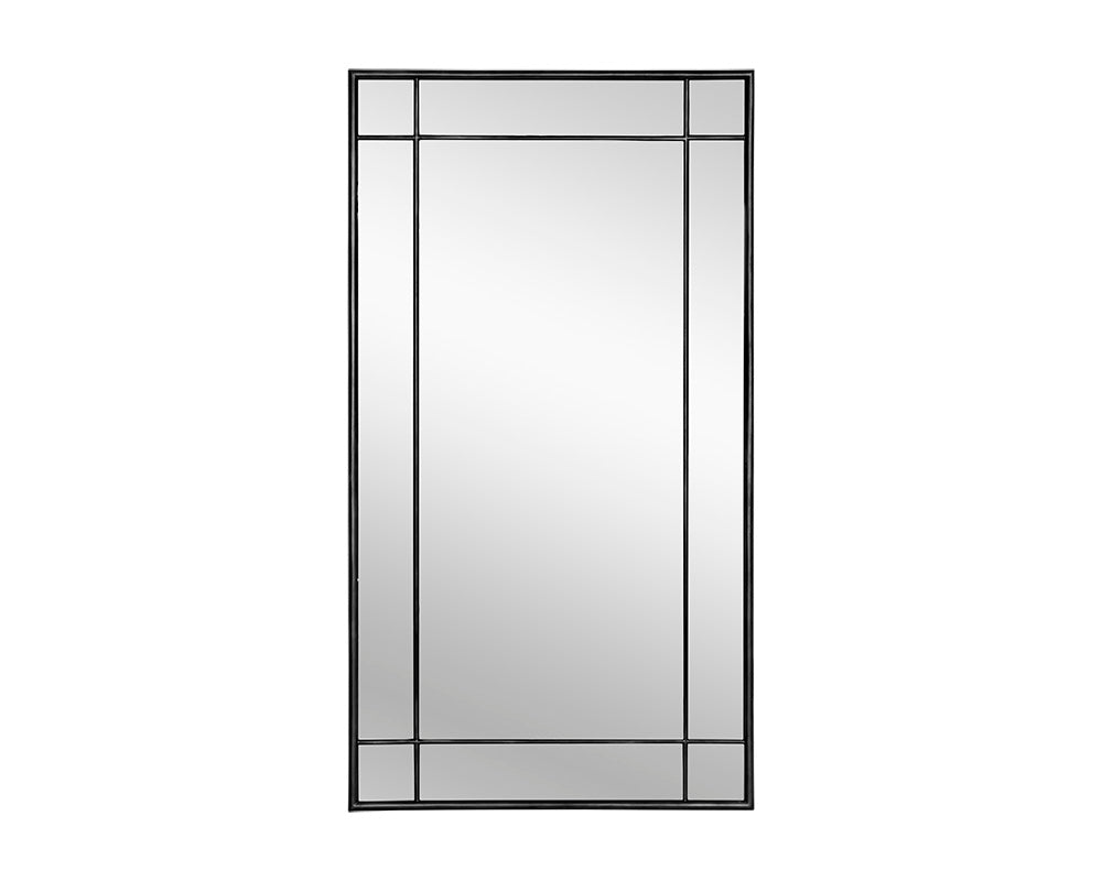 Pasadena Floor Mirror - Black