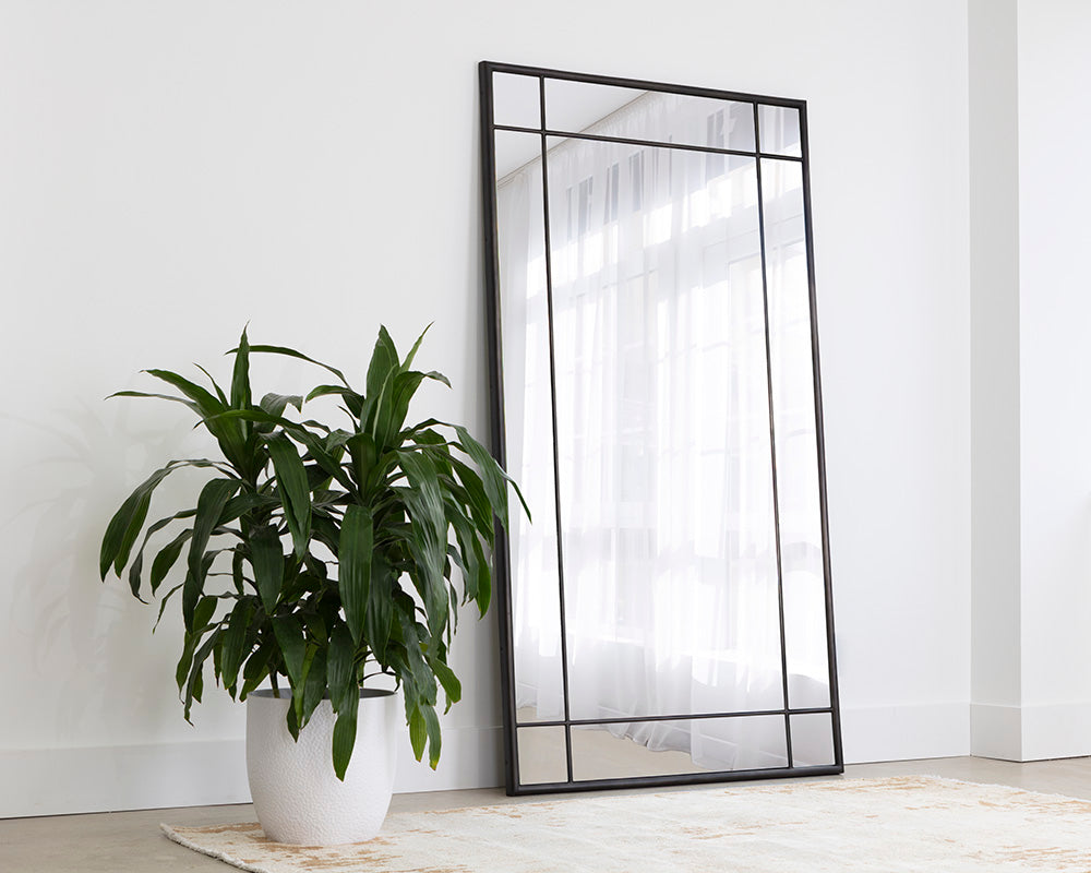 Pasadena Floor Mirror - Black