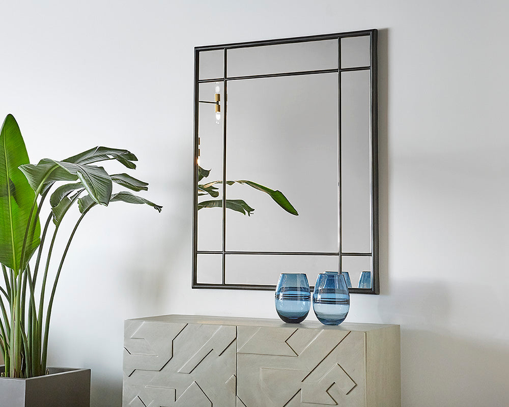 Pasadena Wall Mirror - Black