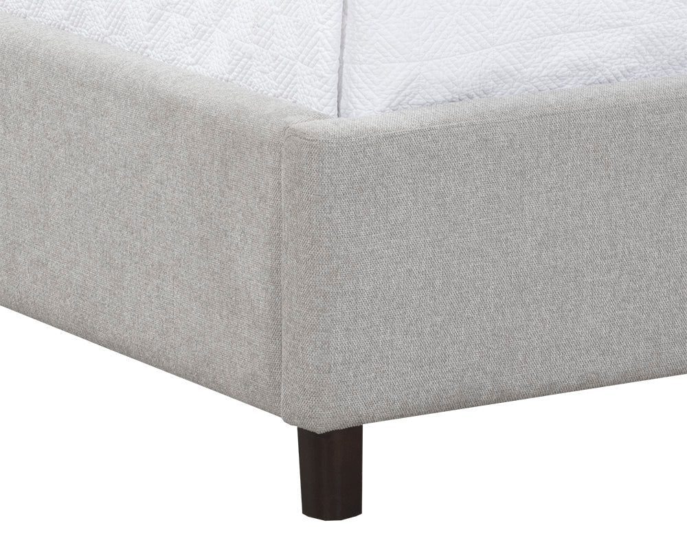 Devon Bed - King - Belfast Heather Grey