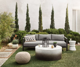 Sonoma Outdoor Sofa-88"-Bronze/Charcoal by Four Hands