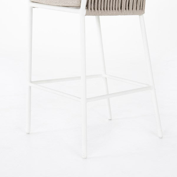 Porto Outdoor Stool-White-Bar by Four Hands