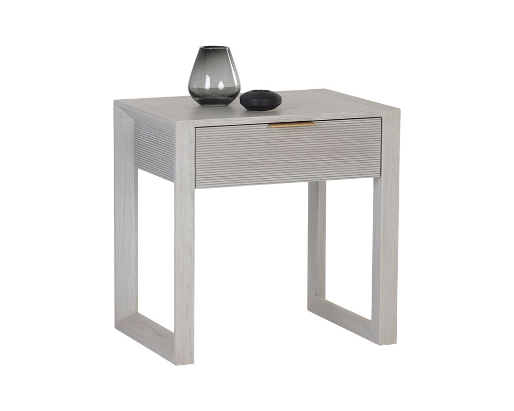 Cordoba Nightstand - Pearl River Grey