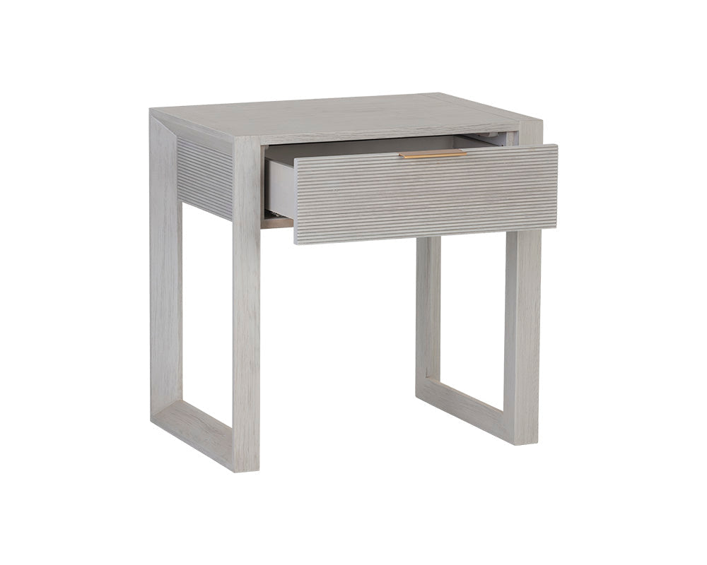 Cordoba Nightstand - Pearl River Grey