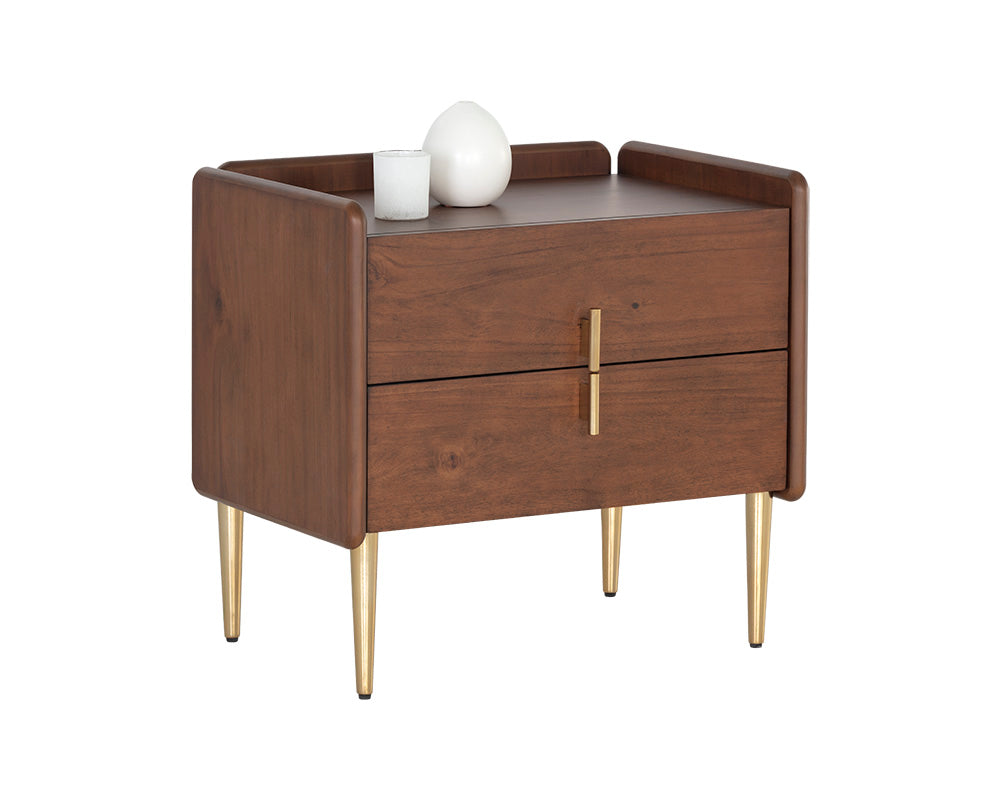 Moretti Nightstand - Walnut