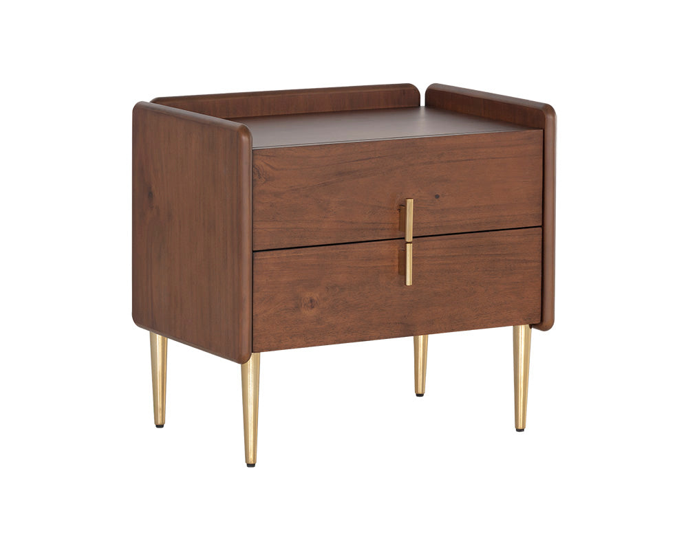 Moretti Nightstand - Walnut