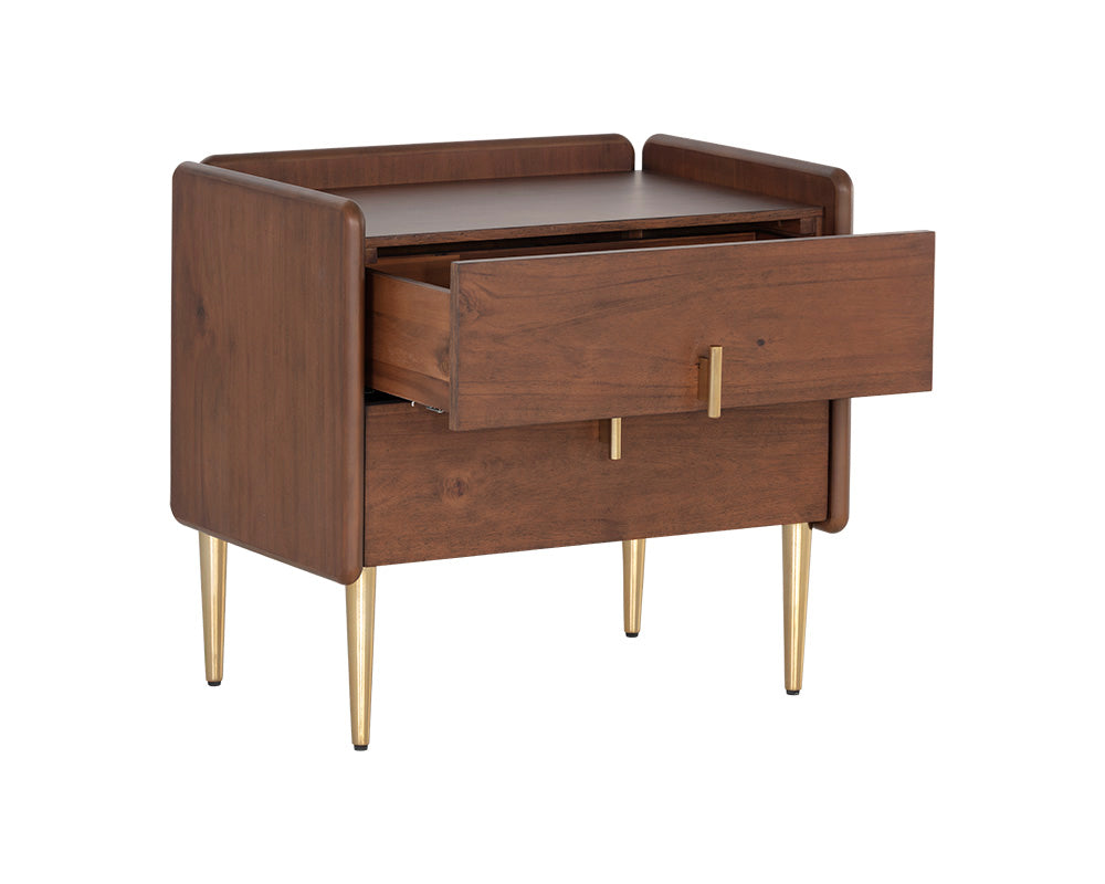 Moretti Nightstand - Walnut