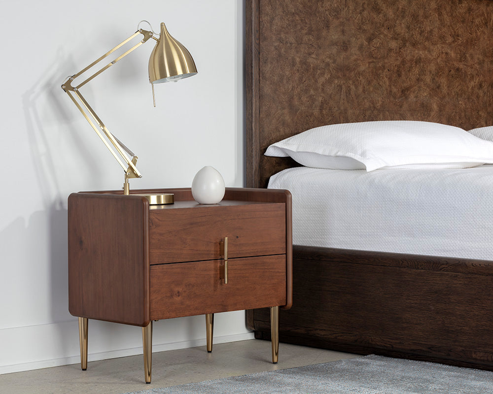 Moretti Nightstand - Walnut