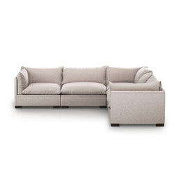 Westwood 5 Piece Sectional-Bayside Pebble