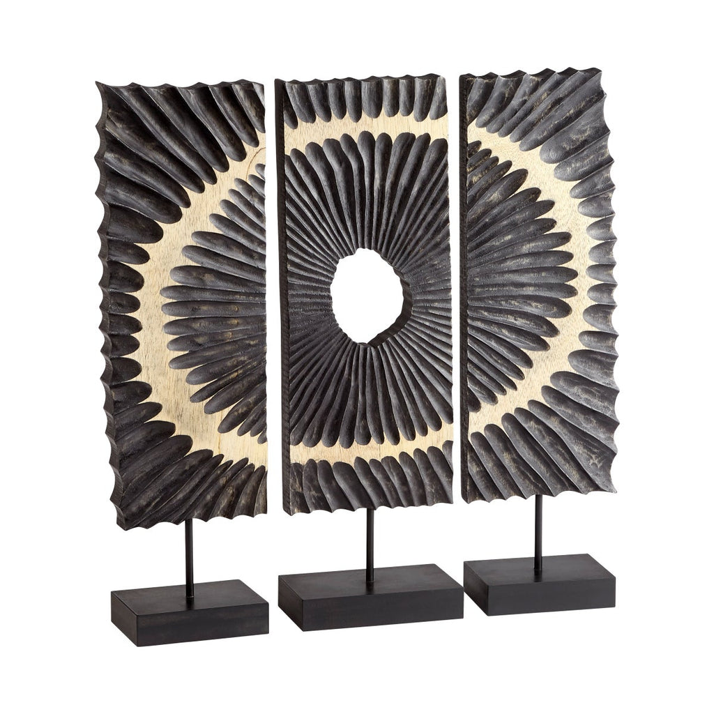 Ruffle Sculpture, Black