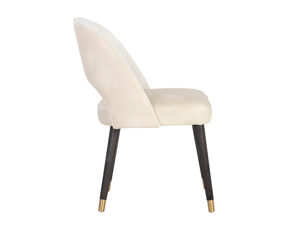 Monae Dining Chair - Bravo Cream / Polo Club Muslin