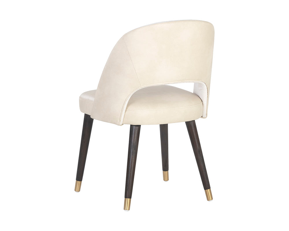 Monae Dining Chair - Bravo Cream / Polo Club Muslin