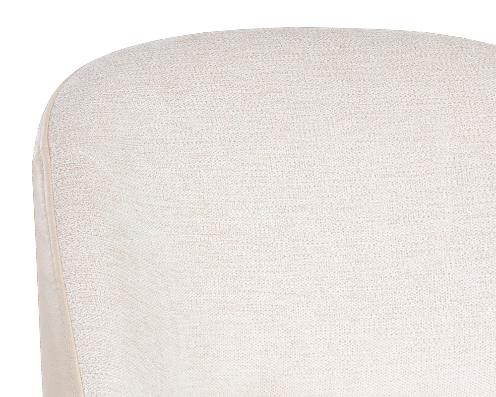 Monae Dining Chair - Bravo Cream / Polo Club Muslin