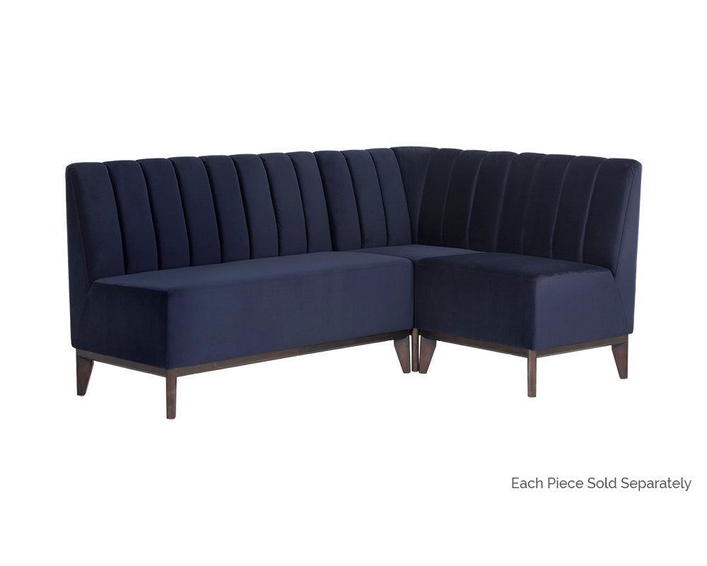 Kosovo Modular Banquette - Bench - Abbington Navy