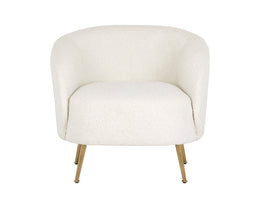 Clea Lounge Chair - Altro White