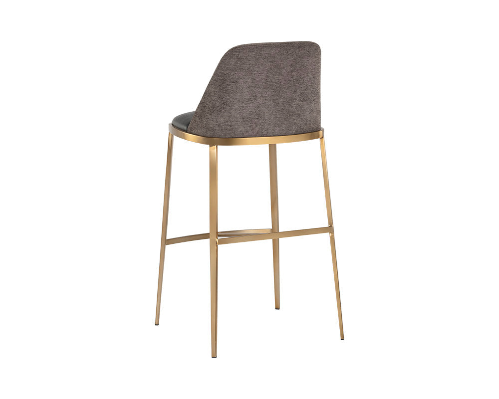 Dover Barstool - Bravo Portabella / Sparrow Grey