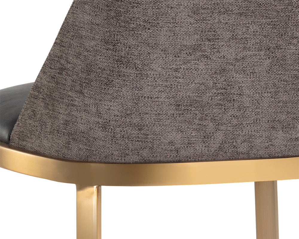 Dover Barstool - Bravo Portabella / Sparrow Grey