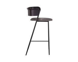 Keanu Counter Stool - Gunmetal