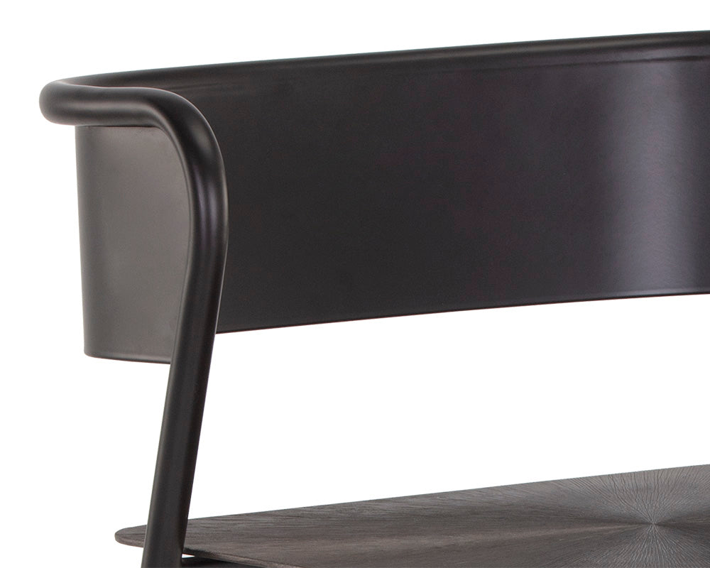 Keanu Counter Stool - Gunmetal