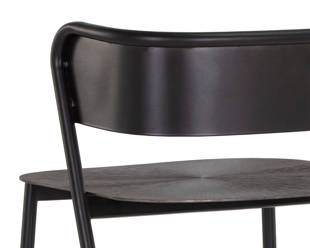 Keanu Counter Stool - Gunmetal