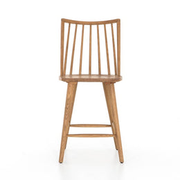 Lewis Windsor Stool-Sandy Oak-Counter by Four Hands