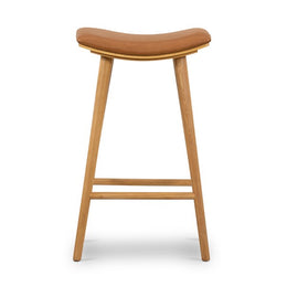 Union Saddle Stool-Smoked Natural-Bar