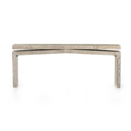 Matthes Console Table - Weathered Wheat by Four Hands