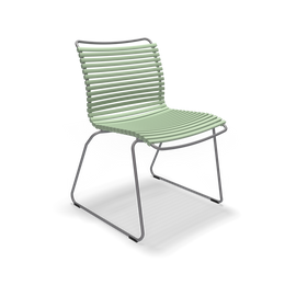 Click Dining Chair Without Armrest - Dusty Green, Set of 2