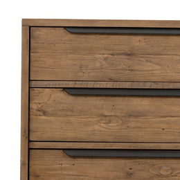 Wyeth 3 Drawer Dresser-Rustic Sandalwood