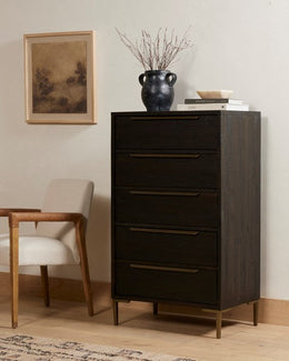 Wyeth 5 Drawer Dresser-Dark Carbon by Four Hands