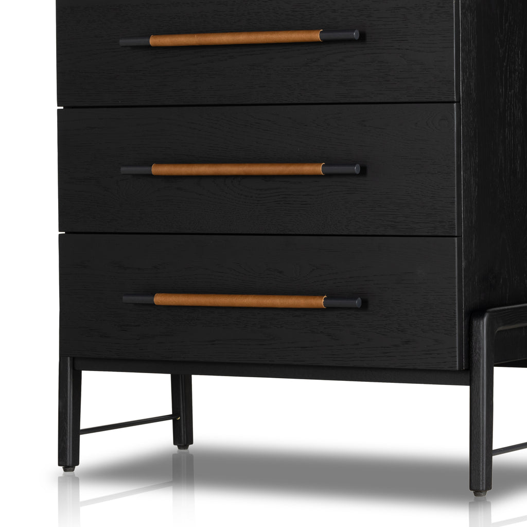Rosedale 3 Drawer Dresser-Ebony Oak