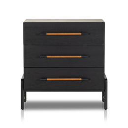 Rosedale 3 Drawer Dresser-Ebony Oak